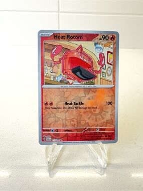 Pokemon TCG Card -  Heat Rotom [Reverse Holo] #13 Pokemon Paldean Fates